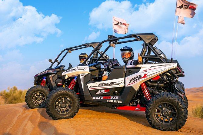 Polaris Dune Buggies Ready for Action in Dubai Desert